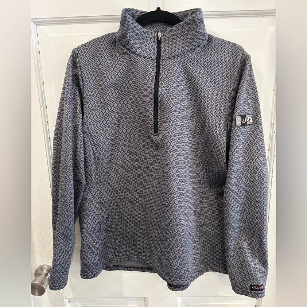 Kerrits Gray Women's Quarterzip Sweater